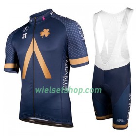 Fietskleding Dames (Fietsshirt + Korte Koersbroek) 2018 Aqua Blue Sport N001